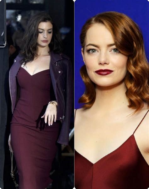 emma stone vs anne hathaway